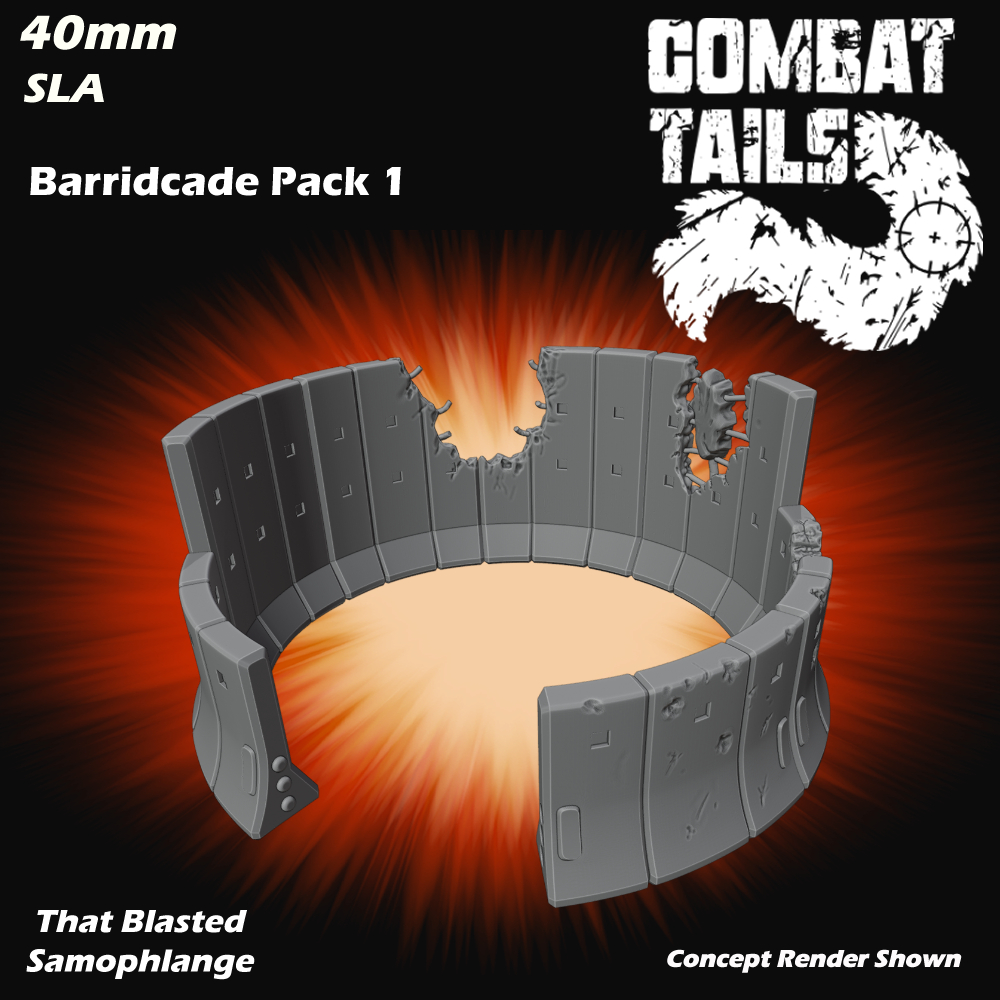 Combat Tails - Curved Barricades
